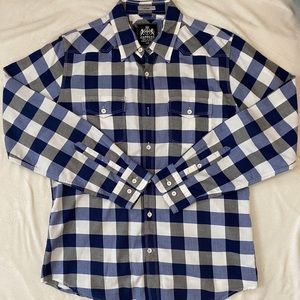 Express Men plaid button up